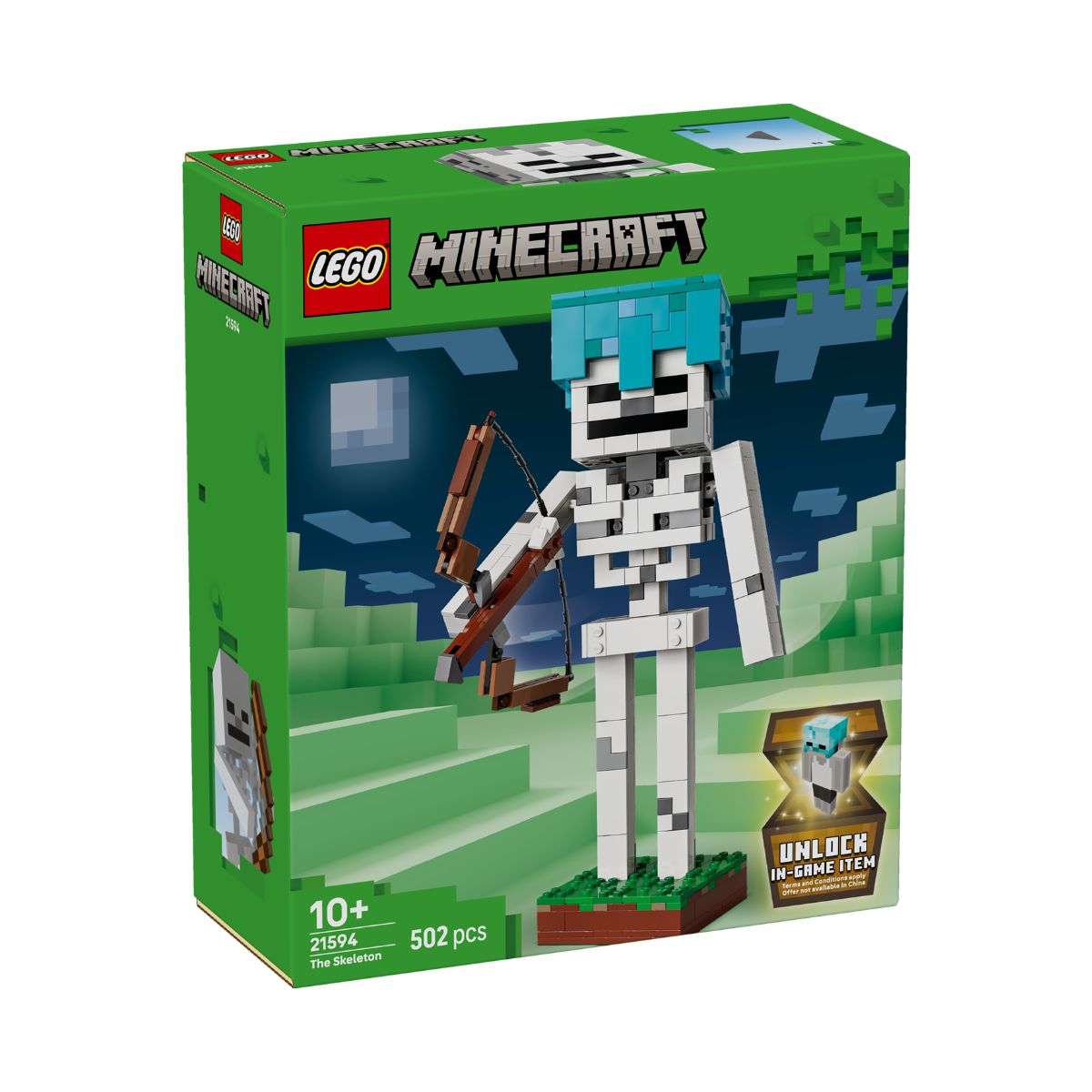 Đồ Chơi Lắp Ráp Bộ Xương (Skeleton) LEGO MINECRAFT 21594 (502 Chi Tiết)
