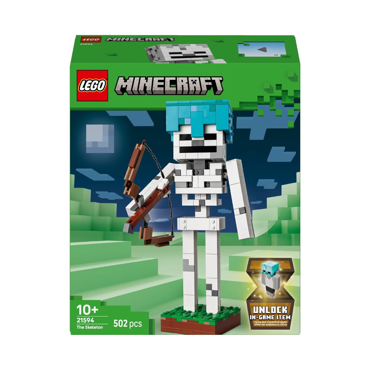 Đồ Chơi Lắp Ráp Bộ Xương (Skeleton) LEGO MINECRAFT 21594 (502 Chi Tiết)
