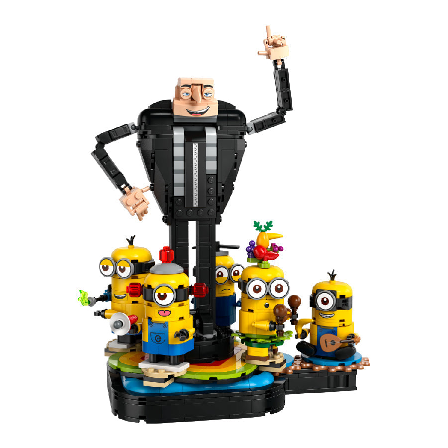 Đồ chơi lắp ráp Bữa tiệc bất ngờ của Gru và Minions LEGO MINIONS 75582