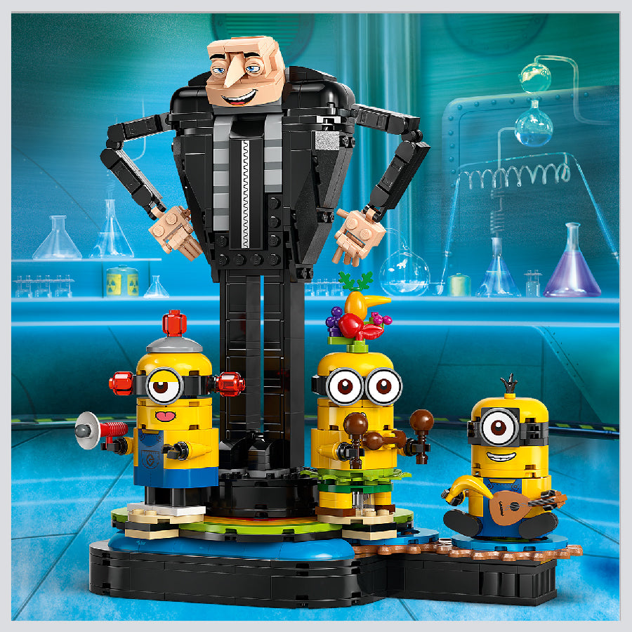 Đồ chơi lắp ráp Bữa tiệc bất ngờ của Gru và Minions LEGO MINIONS 75582