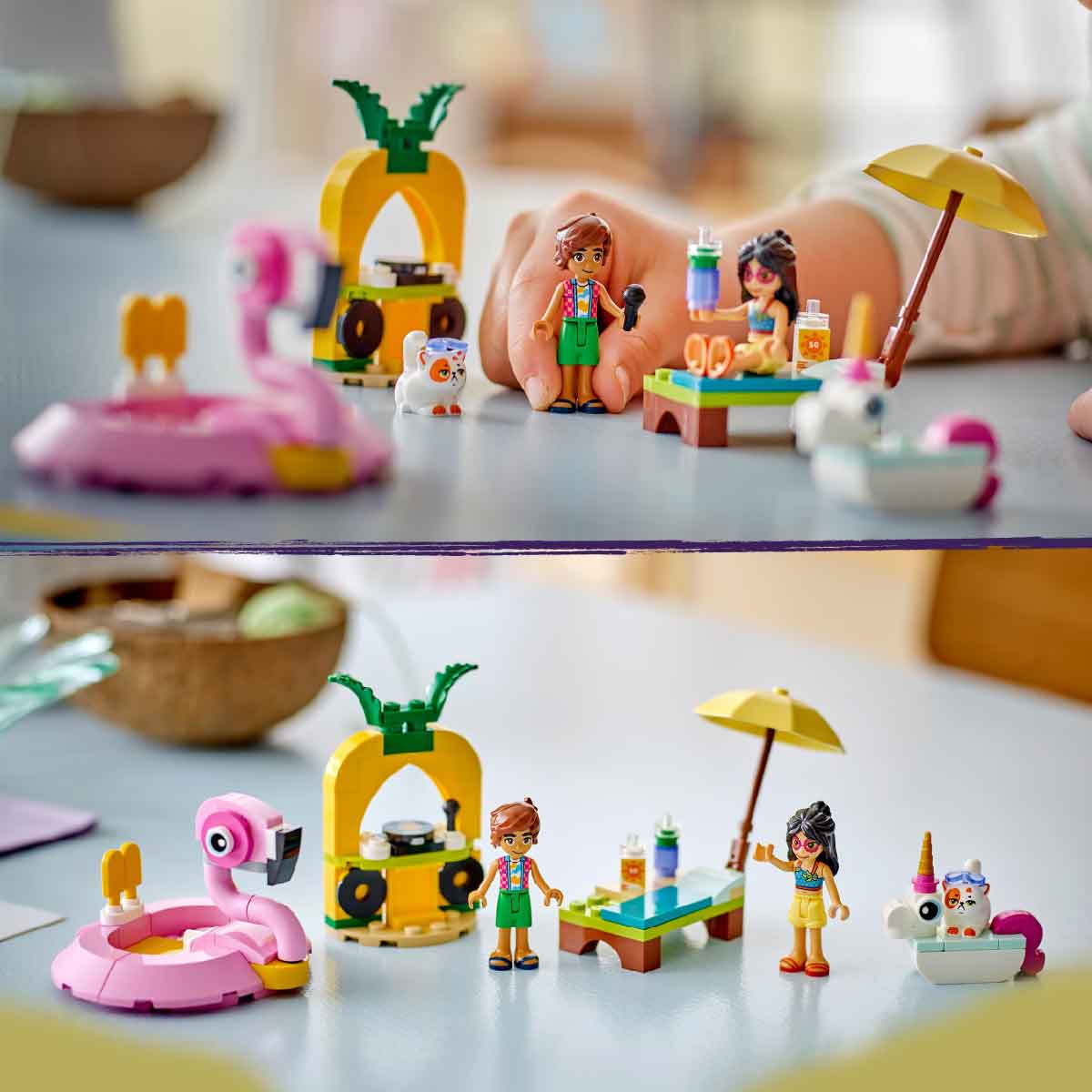 Đồ Chơi Lắp Ráp Bữa Tiệc Hồ Bơi Của Kỳ Lân Và Hồng Hạc LEGO FRIENDS 42658 (99 chi tiết)
