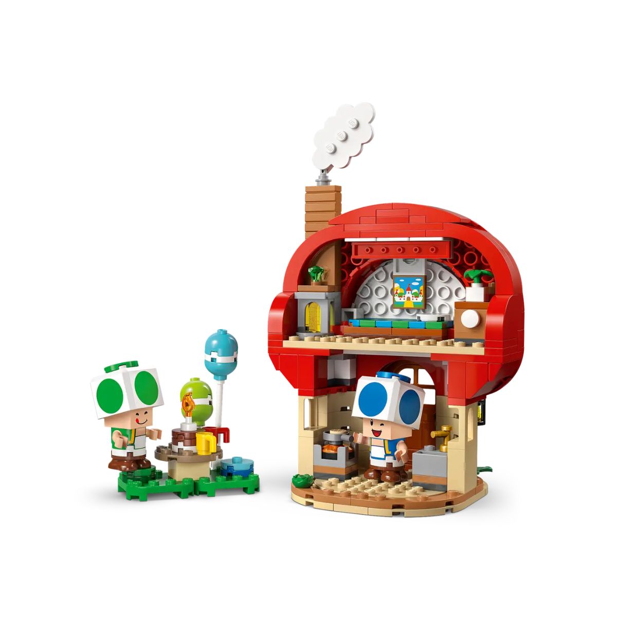 Đồ Chơi Lắp Ráp Bữa Tiệc Tại Nhà Của Toad LEGO SUPER MARIO 72041 (276 chi tiết)