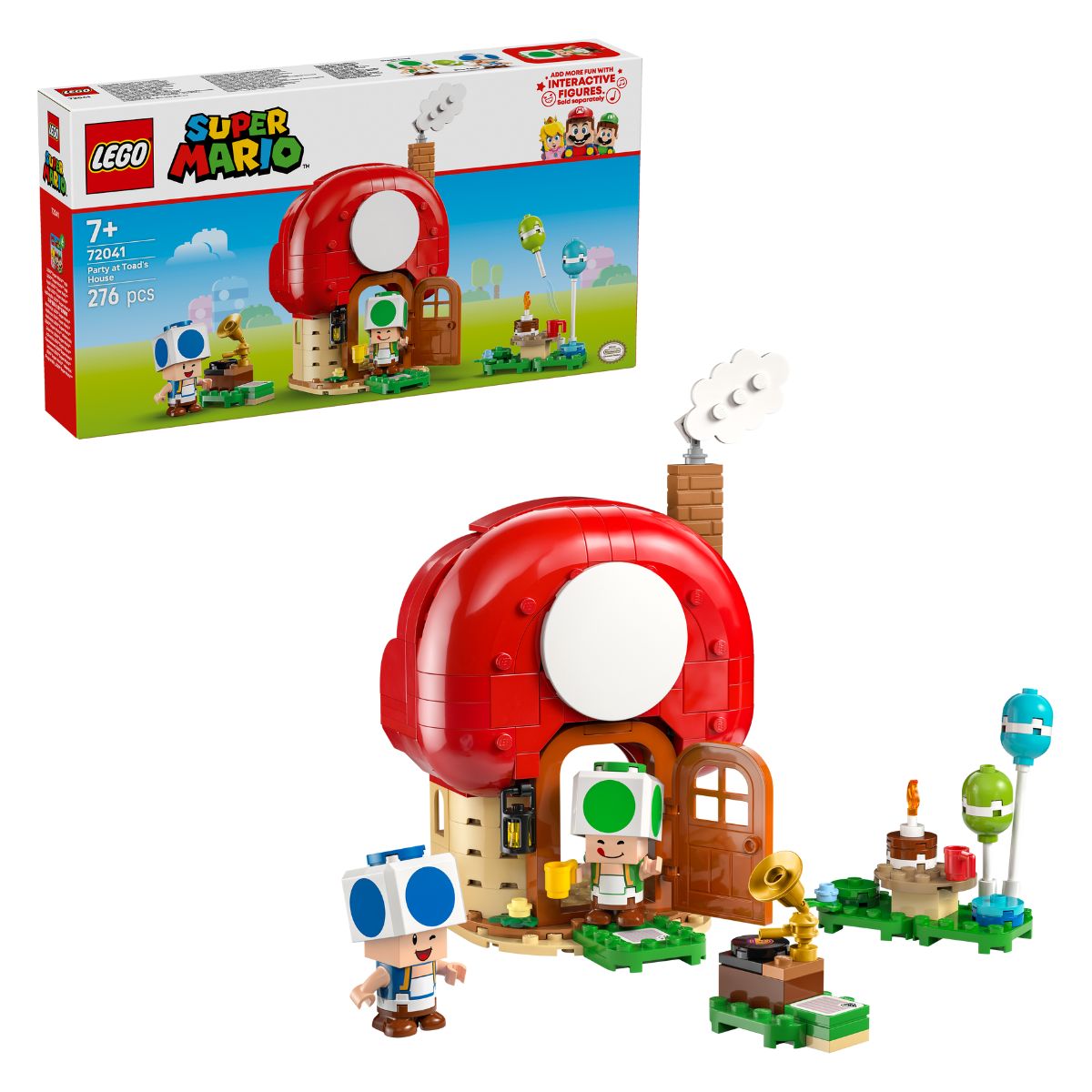 Đồ Chơi Lắp Ráp Bữa Tiệc Tại Nhà Của Toad LEGO SUPER MARIO 72041 (276 chi tiết)