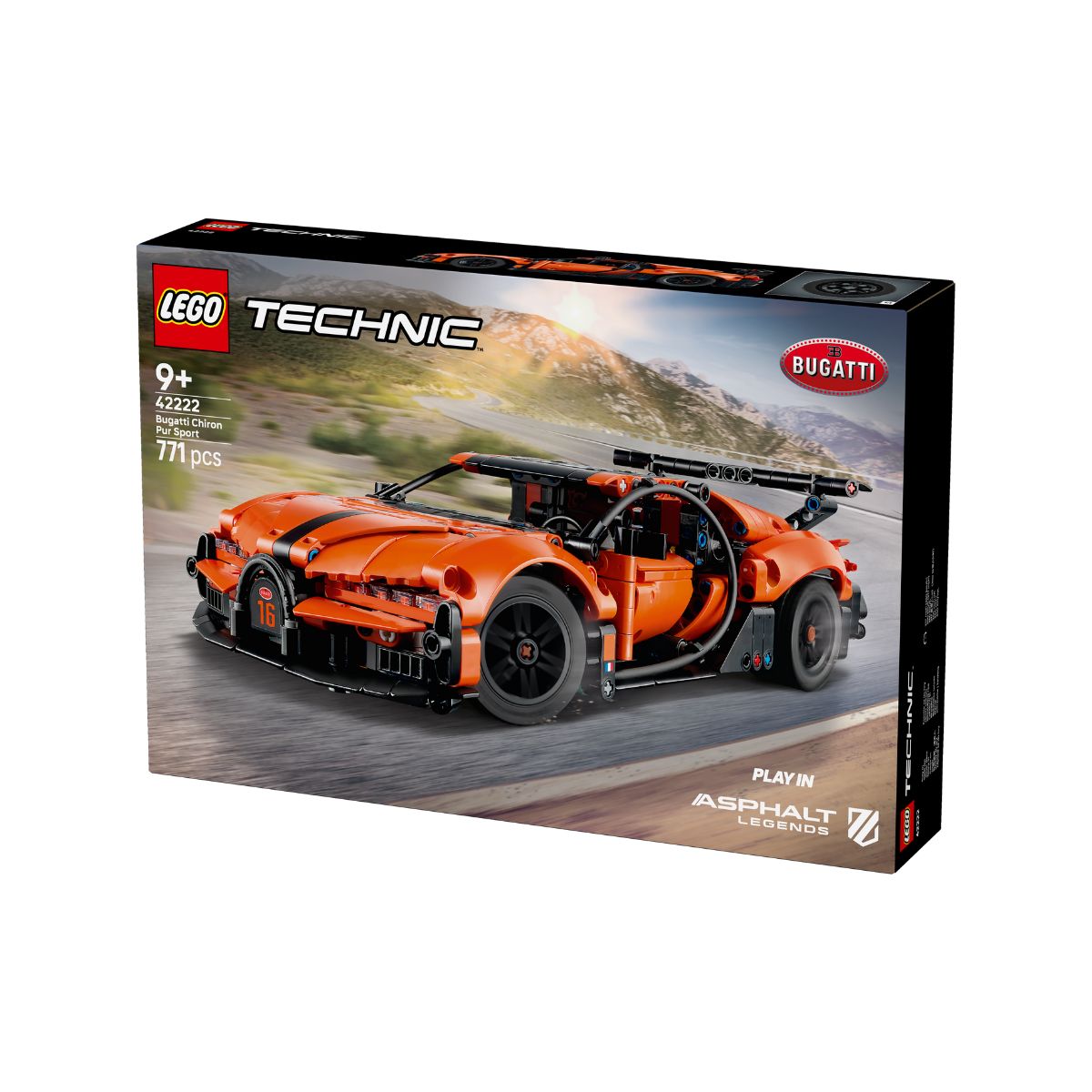 Đồ Chơi Lắp Ráp Bugatti Chiron Pur Sport LEGO TECHNIC 42222