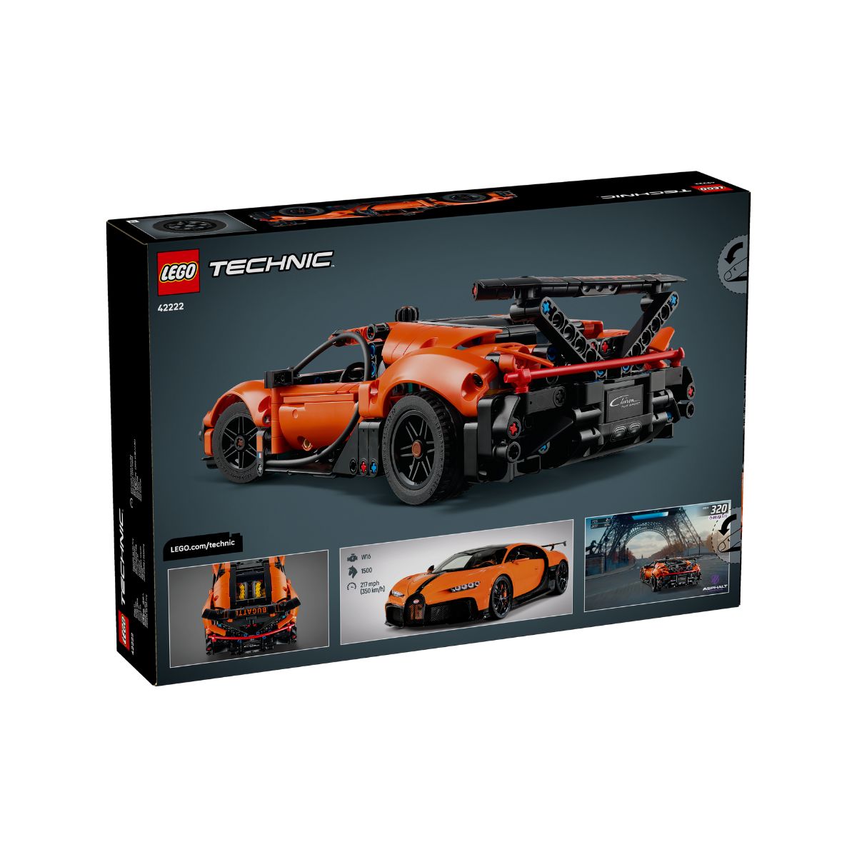 Đồ Chơi Lắp Ráp Bugatti Chiron Pur Sport LEGO TECHNIC 42222