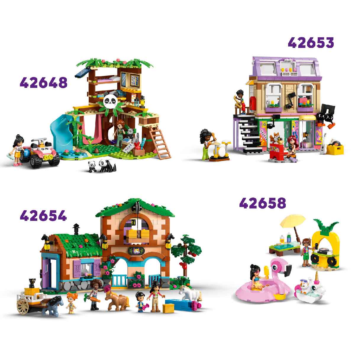 Đồ Chơi Lắp Ráp Buổi Chiếu Phim Ngoài Trời LEGO FRIENDS 42642 (154 chi tiết)