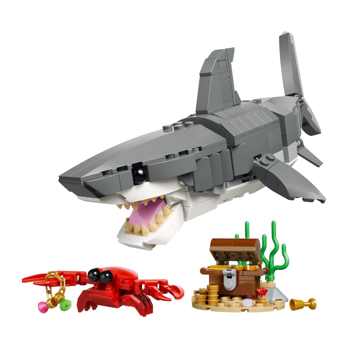 Đồ Chơi Lắp Ráp Cá Mập Đại Dương Và Rương Kho Báu LEGO CREATOR 31381