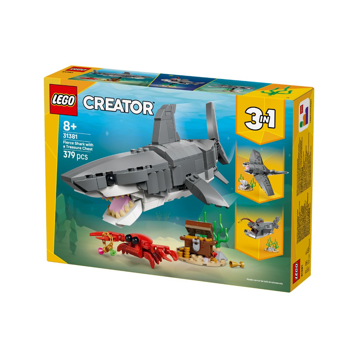 Đồ Chơi Lắp Ráp Cá Mập Đại Dương Và Rương Kho Báu LEGO CREATOR 31381