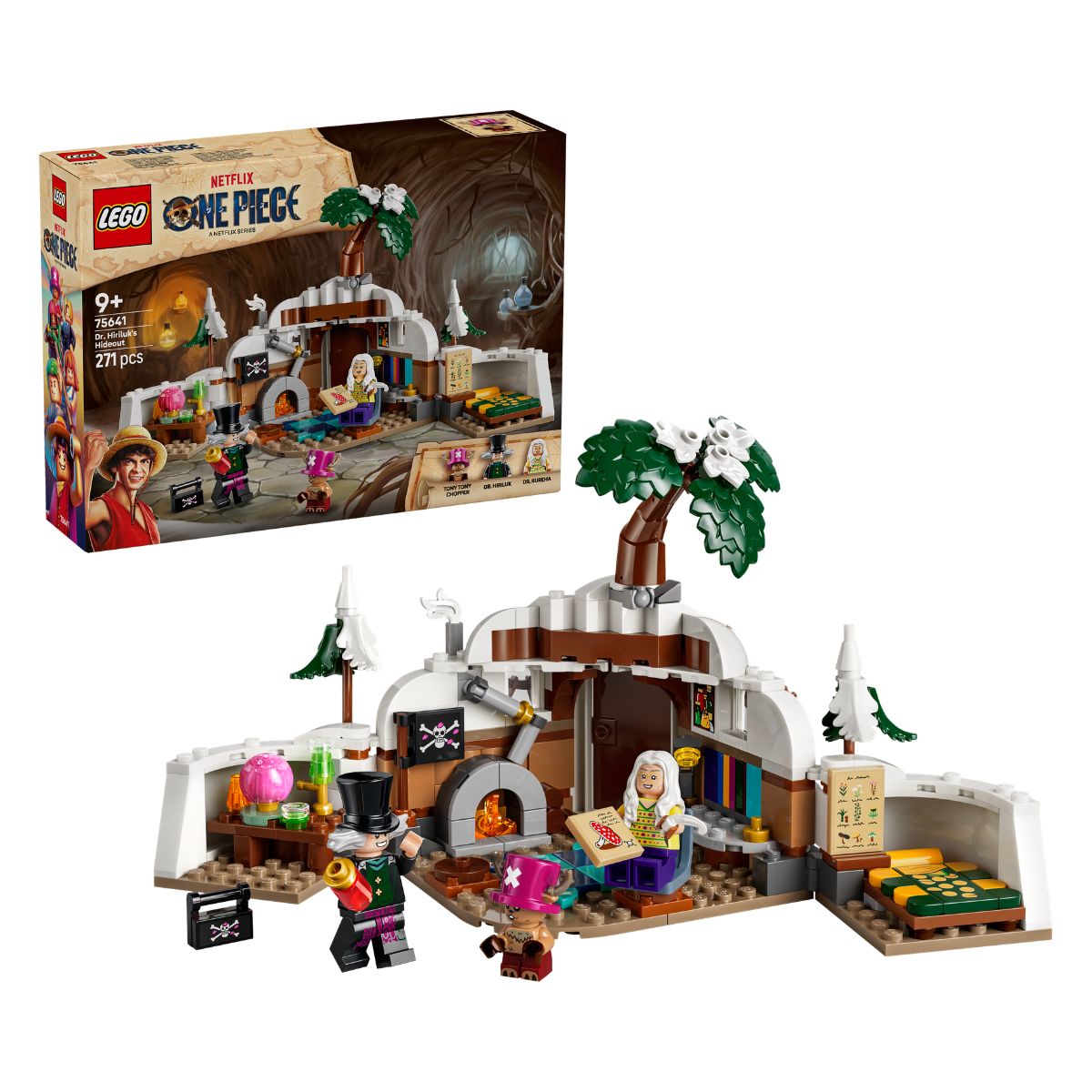 Đồ Chơi Lắp Ráp Căn Cứ Của Bác Sĩ Hiriluk LEGO ONE PIECE 75641-LG (271 Chi Tiết)