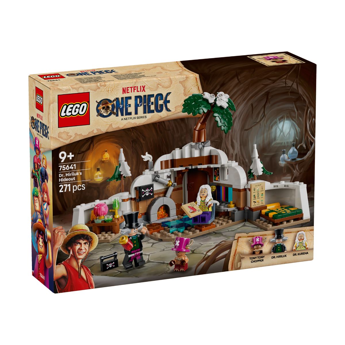 Đồ Chơi Lắp Ráp Căn Cứ Của Bác Sĩ Hiriluk LEGO ONE PIECE 75641-LG (271 Chi Tiết)