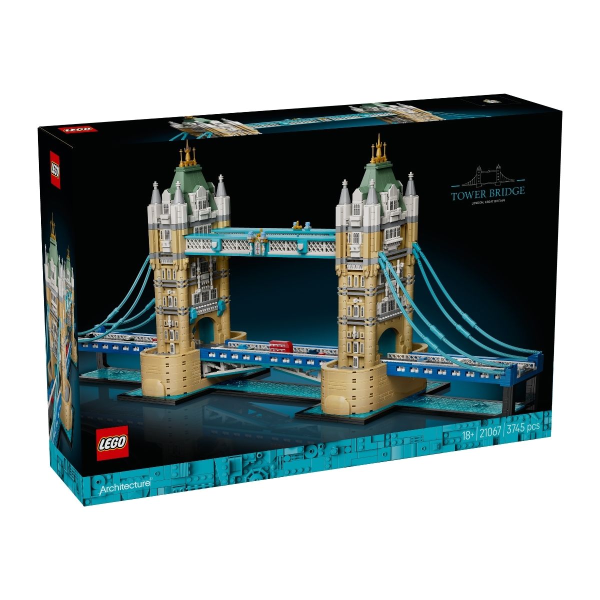 Đồ Chơi Lắp Ráp Cầu Tháp Luân Đôn - Tower Bridge LEGOARCHITECTURE 21067 (3745 Chi Tiết)