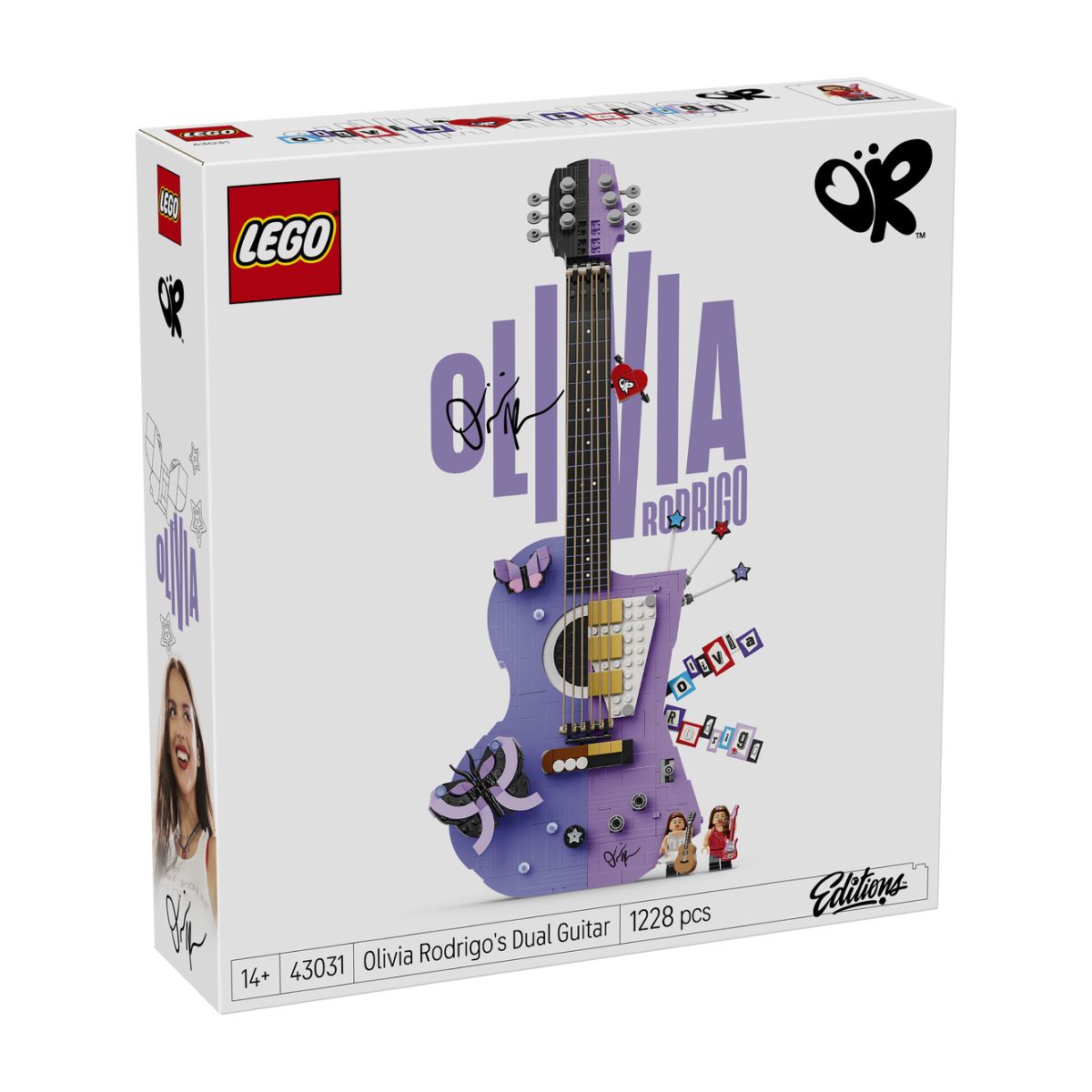 Đồ Chơi Lắp Ráp Cây Đàn Ghi-Ta 2 Trong 1 Của Olivia LEGO EDITIONS MUSIC 43031 (1228 Chi Tiết)