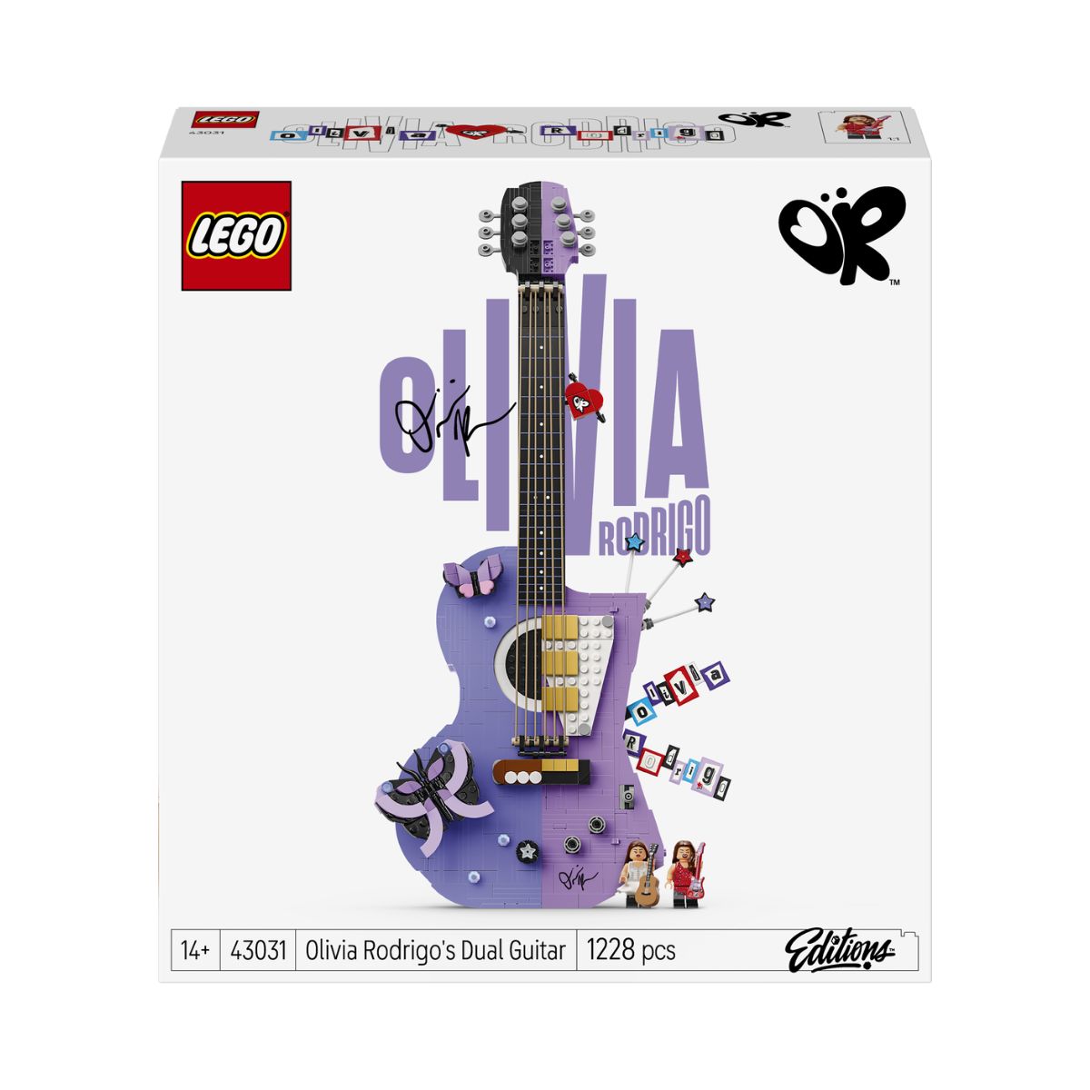 Đồ Chơi Lắp Ráp Cây Đàn Ghi-Ta 2 Trong 1 Của Olivia LEGO EDITIONS MUSIC 43031 (1228 Chi Tiết)