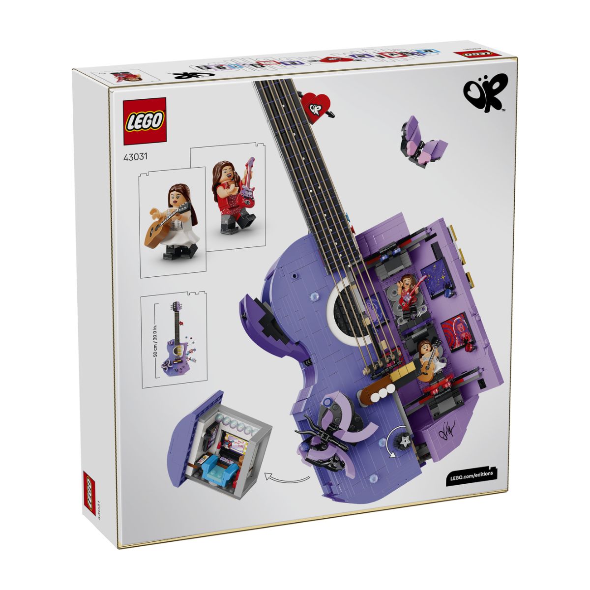 Đồ Chơi Lắp Ráp Cây Đàn Ghi-Ta 2 Trong 1 Của Olivia LEGO EDITIONS MUSIC 43031 (1228 Chi Tiết)