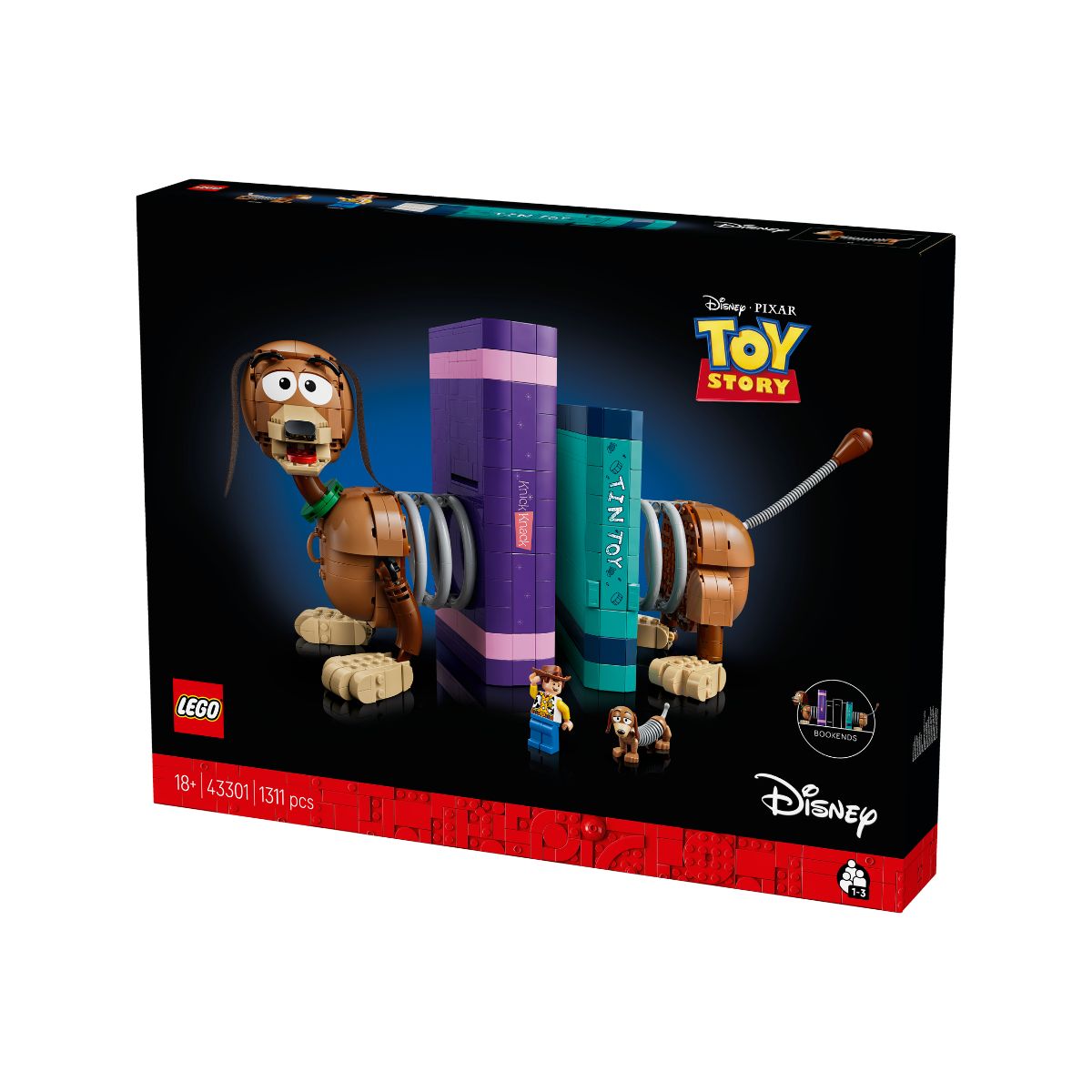 Đồ Chơi Lắp Ráp Chặn Sách Slinky Dog Từ Toy Story LEGO DISNEY PRINCESS 43301 (1311 Chi Tiết)