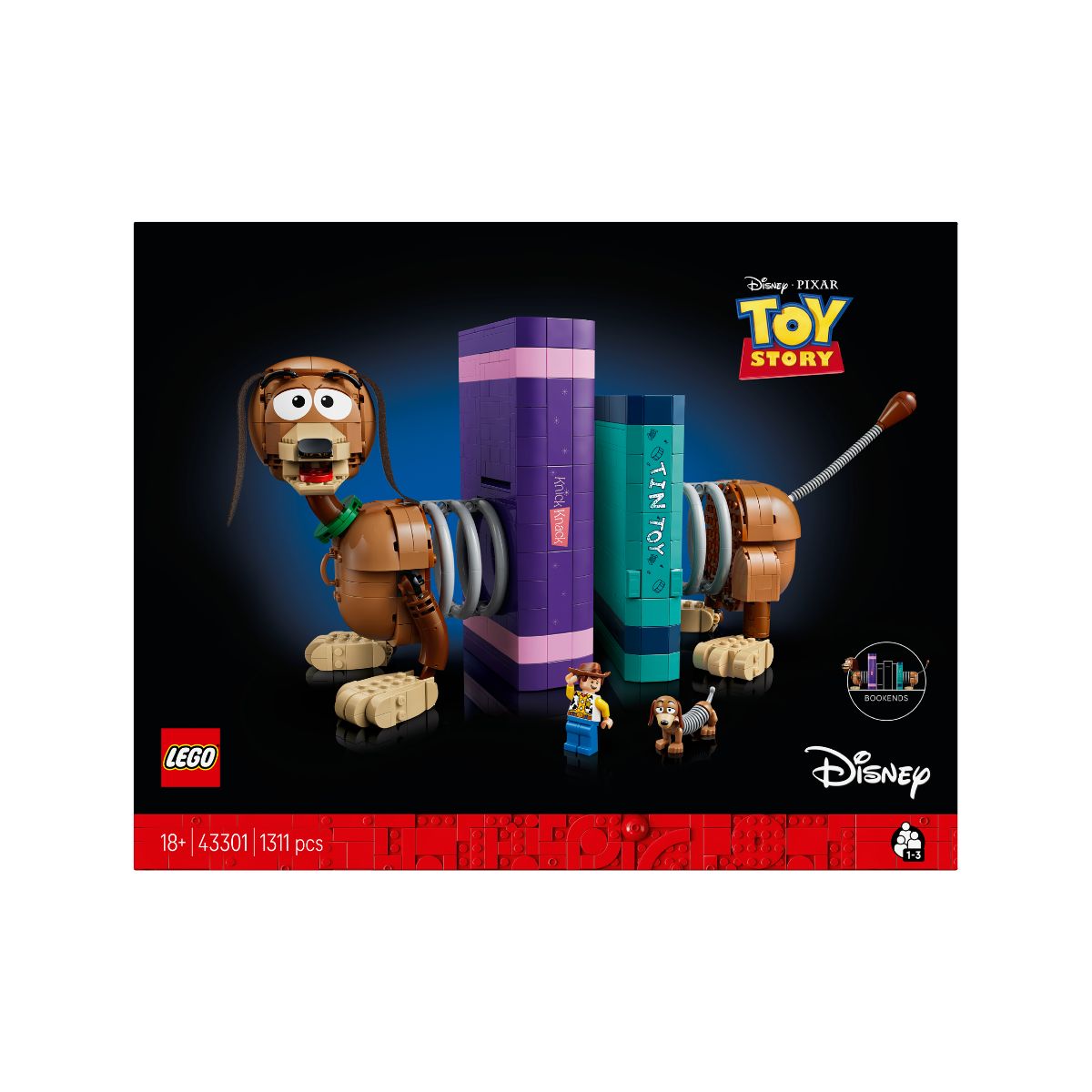 Đồ Chơi Lắp Ráp Chặn Sách Slinky Dog Từ Toy Story LEGO DISNEY PRINCESS 43301 (1311 Chi Tiết)