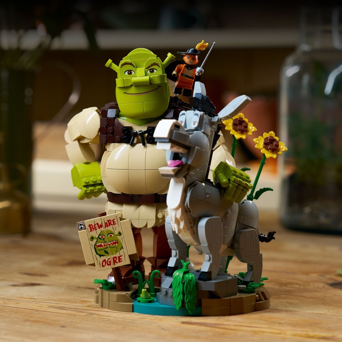 Đồ Chơi Lắp Ráp Chằn Tinh Shrek, Lừa Và Mèo Đi Hia LEGO B 2026 72423 (1403 chi tiết)