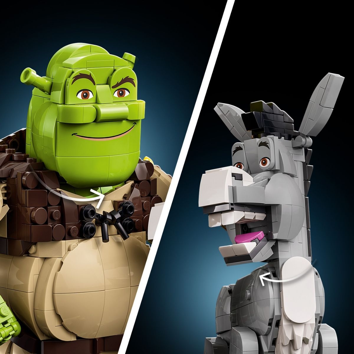 Đồ Chơi Lắp Ráp Chằn Tinh Shrek, Lừa Và Mèo Đi Hia LEGO B 2026 72423 (1403 chi tiết)