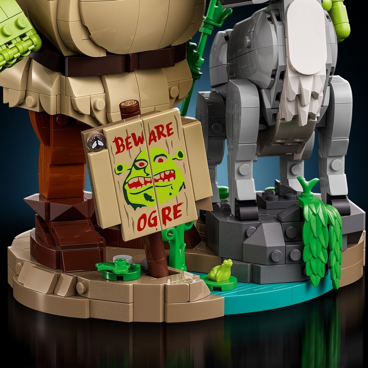 Đồ Chơi Lắp Ráp Chằn Tinh Shrek, Lừa Và Mèo Đi Hia LEGO B 2026 72423 (1403 chi tiết)
