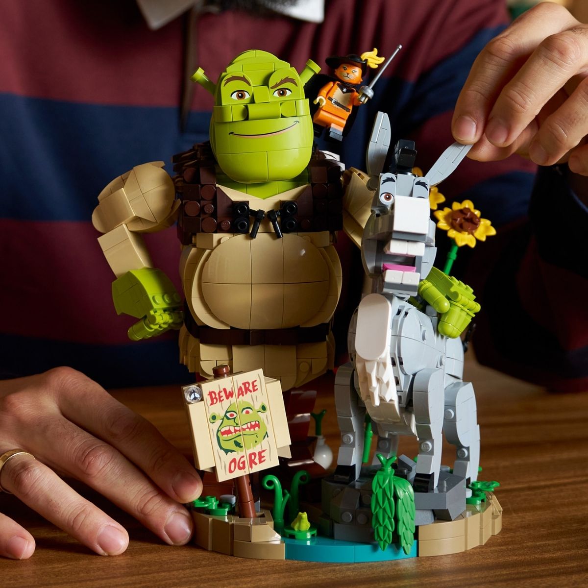 Đồ Chơi Lắp Ráp Chằn Tinh Shrek, Lừa Và Mèo Đi Hia LEGO B 2026 72423 (1403 chi tiết)
