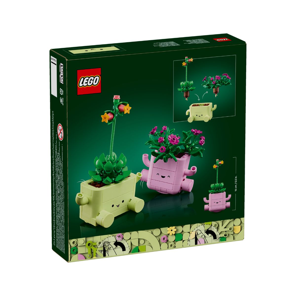Đồ Chơi Lắp Ráp Chậu Cây Nhí Nhảnh LEGO BOTANICALS 11506