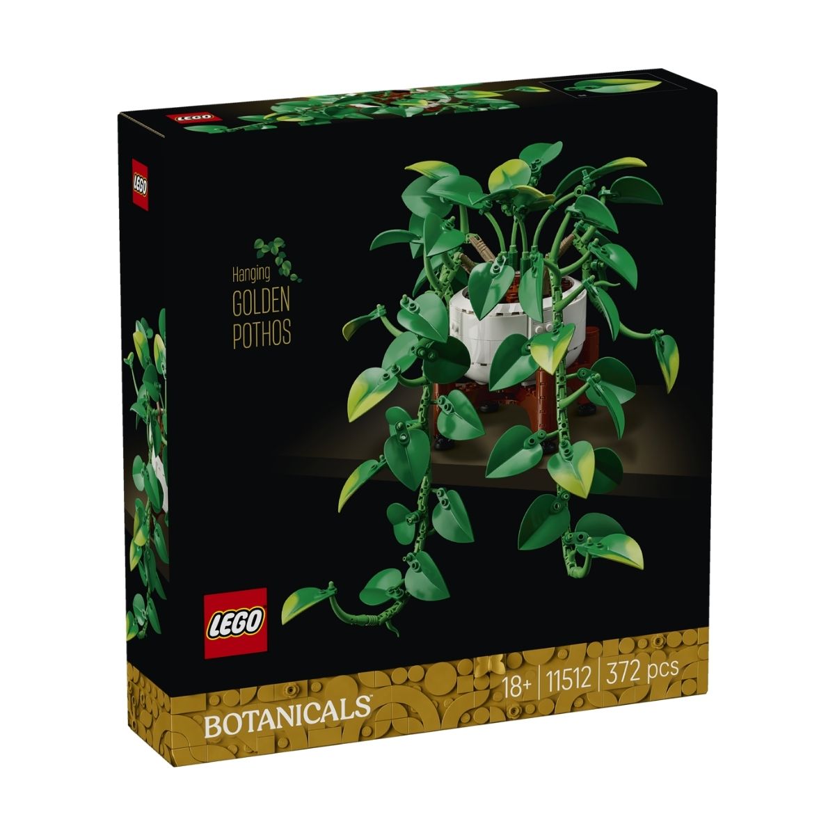 Đồ Chơi Lắp Ráp Chậu Cây Trầu Bà Treo Tường LEGO BOTANICALS 11512 (372 Chi Tiết)