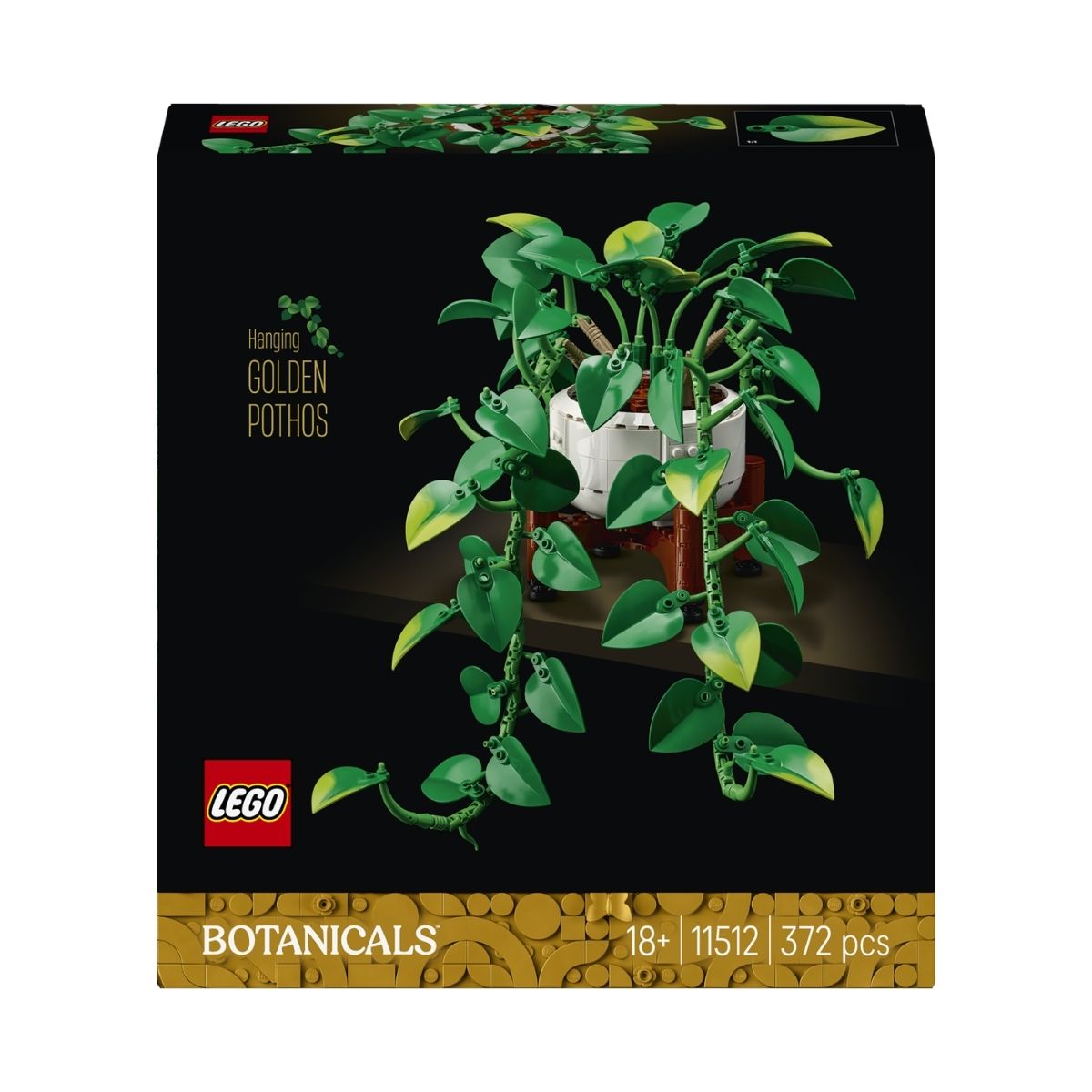 Đồ Chơi Lắp Ráp Chậu Cây Trầu Bà Treo Tường LEGO BOTANICALS 11512 (372 Chi Tiết)