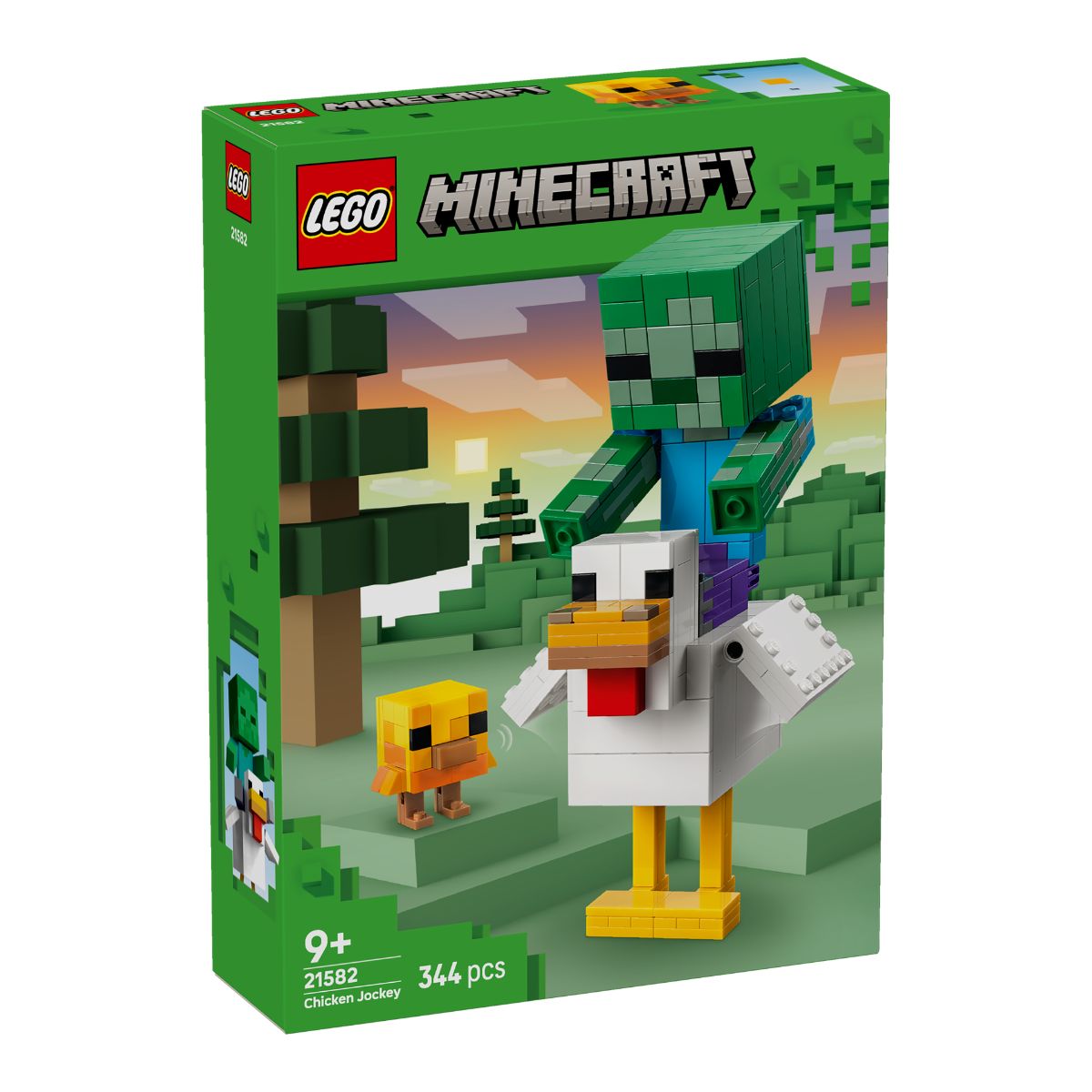 Đồ Chơi Lắp Ráp Chicken Jockey LEGO MINECRAFT 21582 (344 Chi Tiết)
