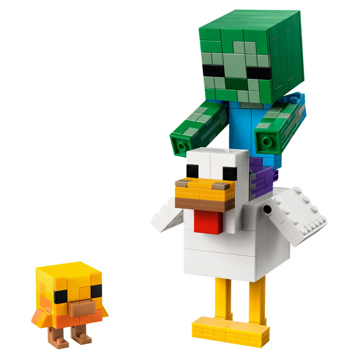 Đồ Chơi Lắp Ráp Chicken Jockey LEGO MINECRAFT 21582 (344 Chi Tiết)