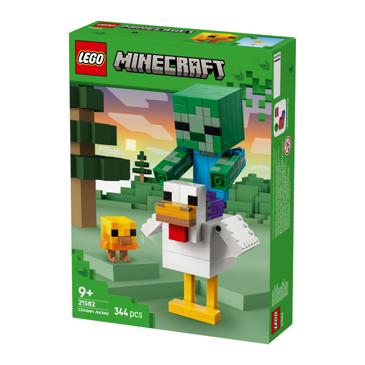 Đồ Chơi Lắp Ráp Chicken Jockey LEGO MINECRAFT 21582 (344 Chi Tiết)