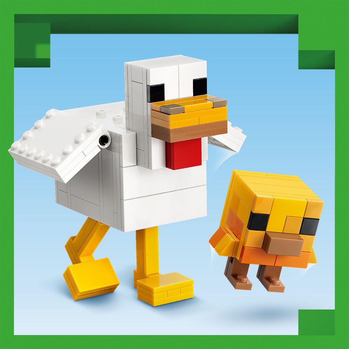 Đồ Chơi Lắp Ráp Chicken Jockey LEGO MINECRAFT 21582 (344 Chi Tiết)
