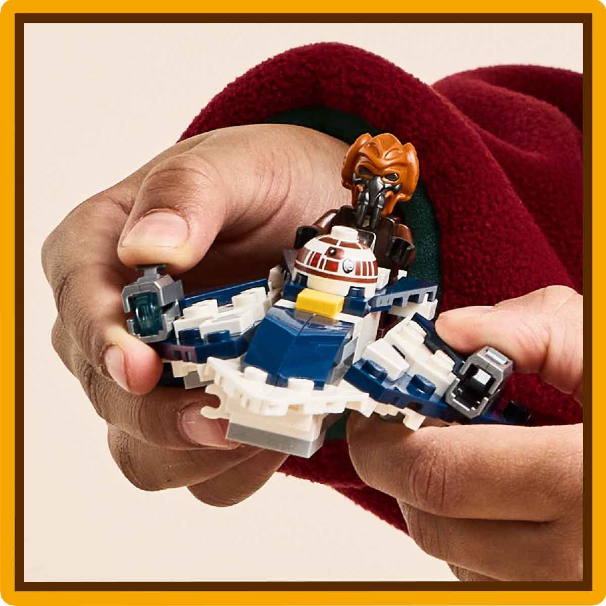 Đồ Chơi Lắp Ráp Chiến Đấu Cơ Jedi Của Plo Koon LEGO STAR WARS 75400 (89 chi tiết)