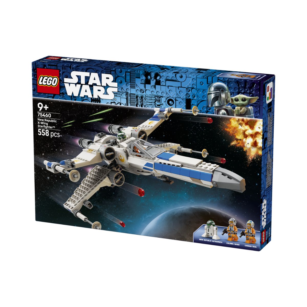 Đồ Chơi Lắp Ráp Chiến Đấu Cơ X-Wing Thuộc New Republic LEGO STAR WARS 75460 (558 Chi Tiết)