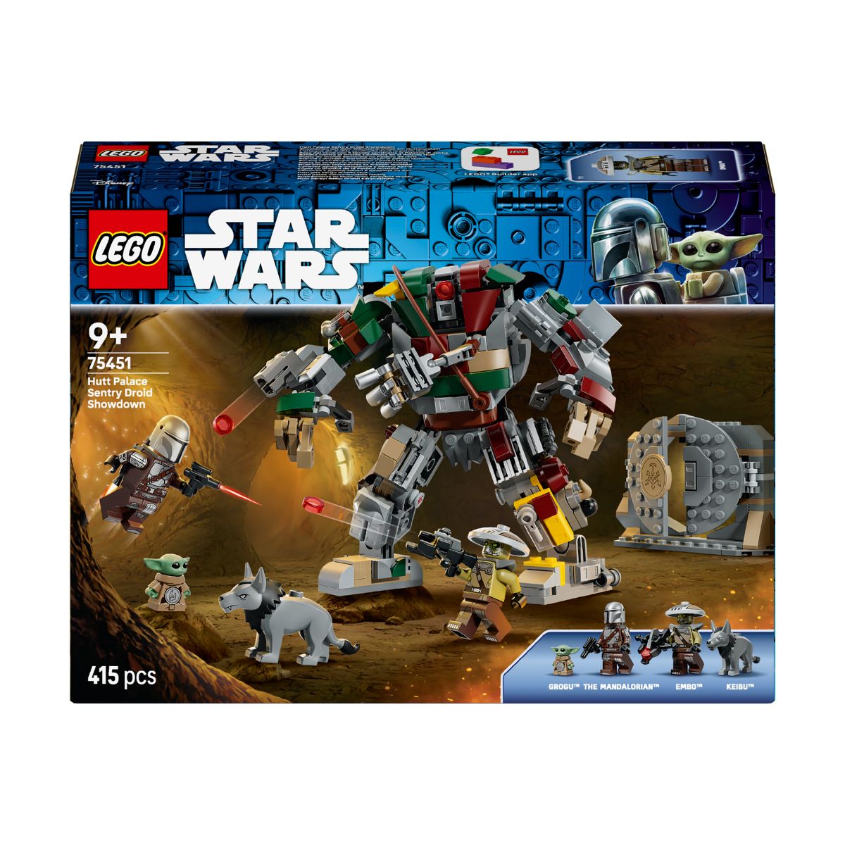Đồ Chơi Lắp Ráp Chiến Đấu Với Người Máy Tại Cung Điện Hutt LEGO STAR WARS 75451 (415 Chi Tiết)