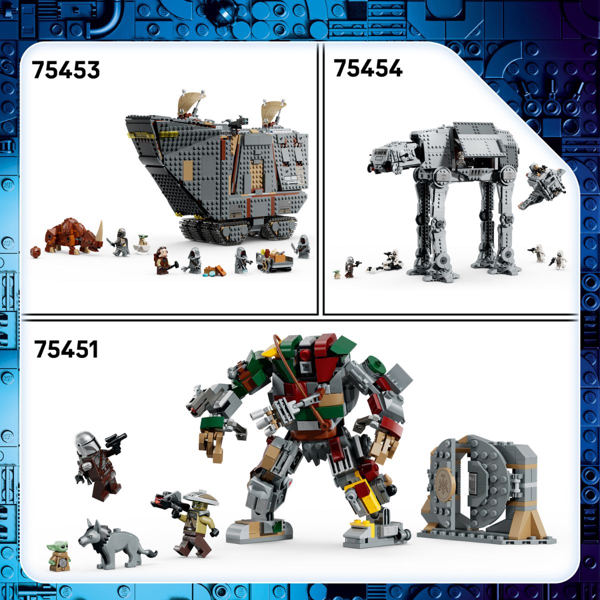 Đồ Chơi Lắp Ráp Chiến Đấu Với Người Máy Tại Cung Điện Hutt LEGO STAR WARS 75451 (415 Chi Tiết)