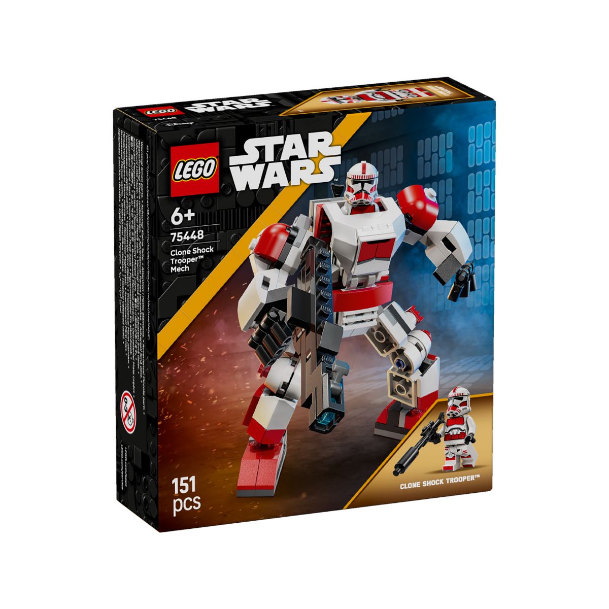 Đồ Chơi Lắp Ráp Chiến Giáp Binh Sĩ Clone Shock LEGO STAR WARS 75448