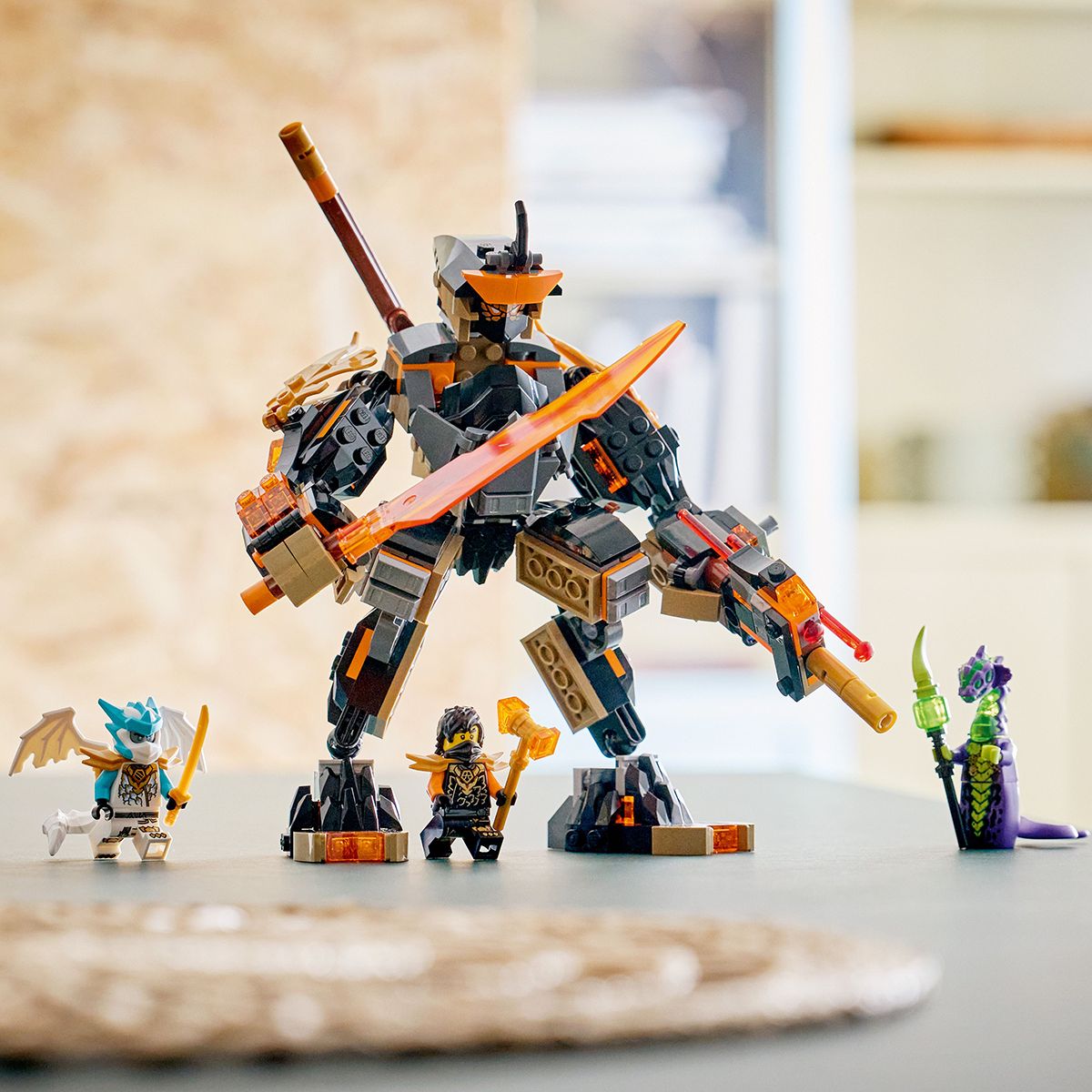 Đồ Chơi Lắp Ráp Chiến Giáp Của Cole & Rồng Của Zane LEGO NINJAGO 71854