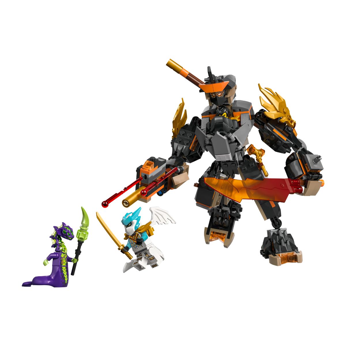Đồ Chơi Lắp Ráp Chiến Giáp Của Cole & Rồng Của Zane LEGO NINJAGO 71854