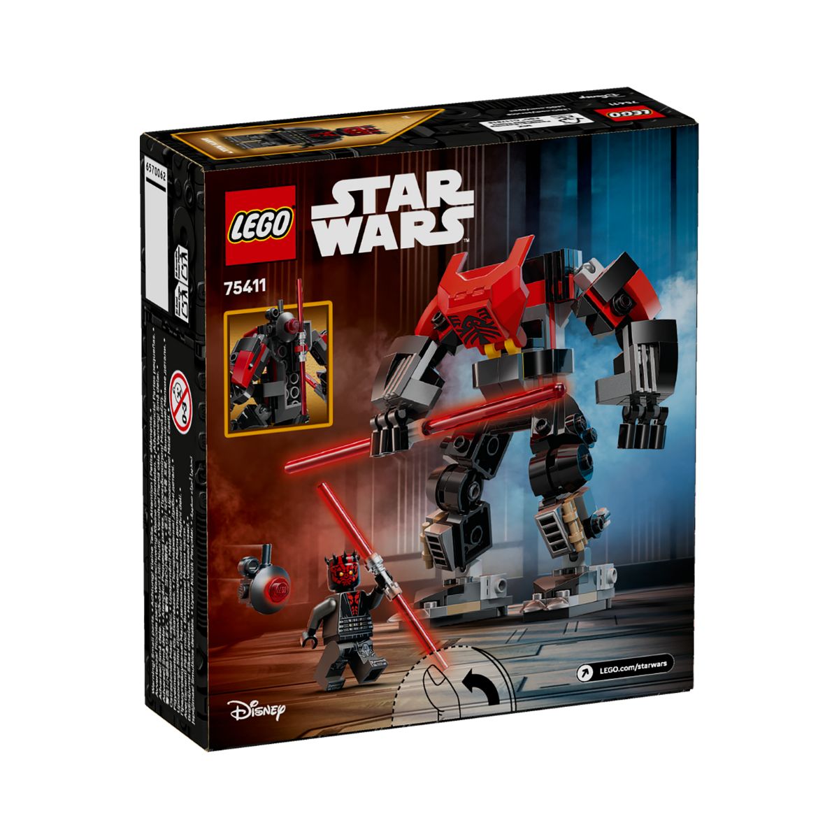 Đồ Chơi Lắp Ráp Chiến Giáp Darth Maul™ LEGO STAR WARS 75411 (143 chi tiết)