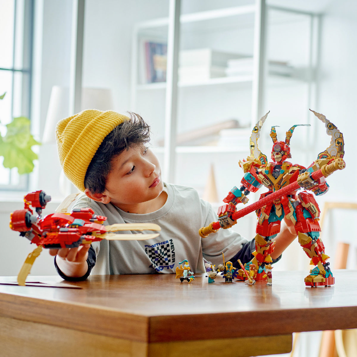 Đồ Chơi Lắp Ráp Chiến Giáp Hầu Vương Siêu Cấp LEGO MONKIE KID 80045 (1705 chi tiết)