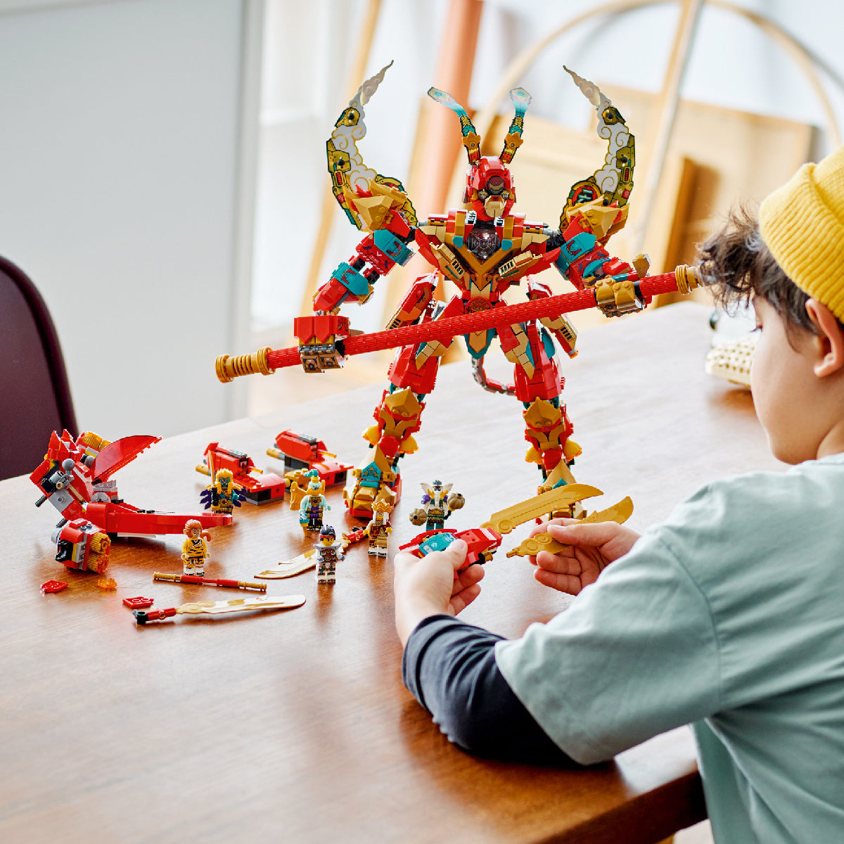 Đồ Chơi Lắp Ráp Chiến Giáp Hầu Vương Siêu Cấp LEGO MONKIE KID 80045 (1705 chi tiết)