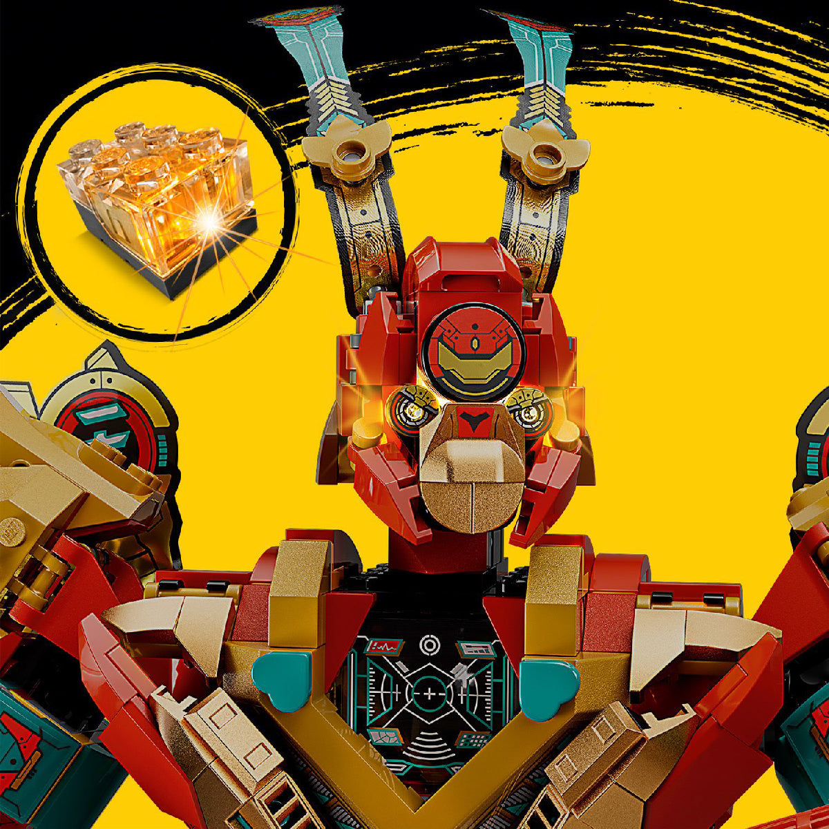 Đồ Chơi Lắp Ráp Chiến Giáp Hầu Vương Siêu Cấp LEGO MONKIE KID 80045 (1705 chi tiết)