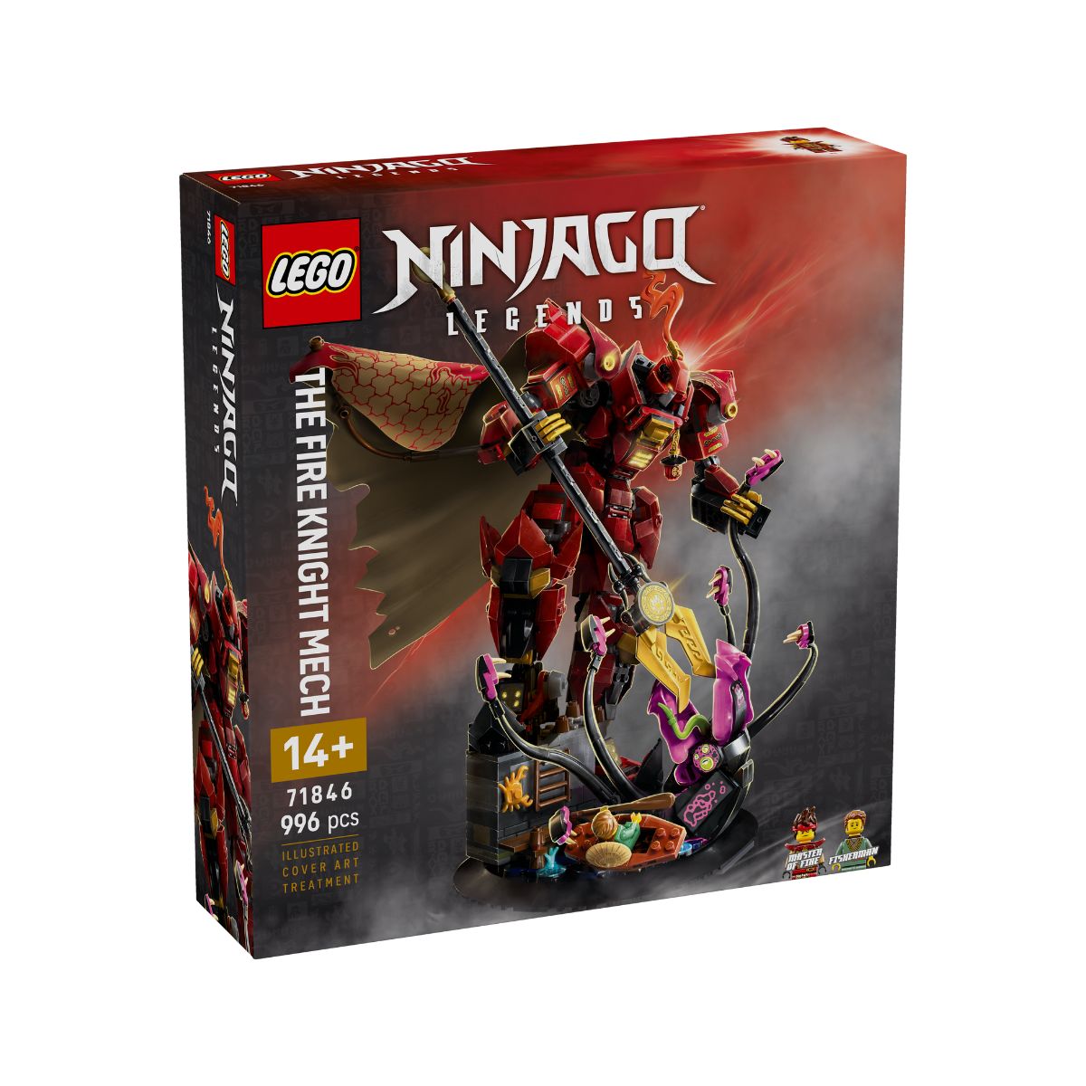Đồ Chơi Lắp Ráp Chiến Giáp Hiệp Sĩ Lửa LEGO NINJAGO 71846 (996 chi tiết)