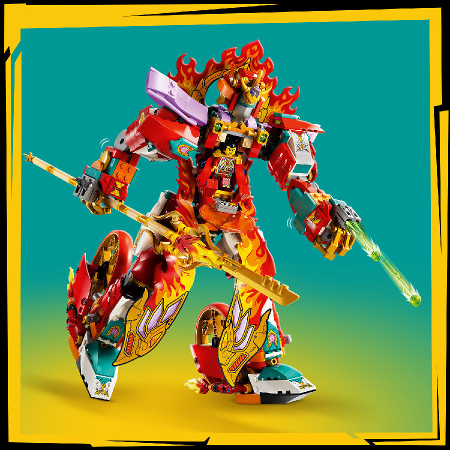 Đồ Chơi Lắp Ráp Chiến Giáp Lửa Của Nezha LEGO MONKIE KID 80057 (1163 chi tiết)