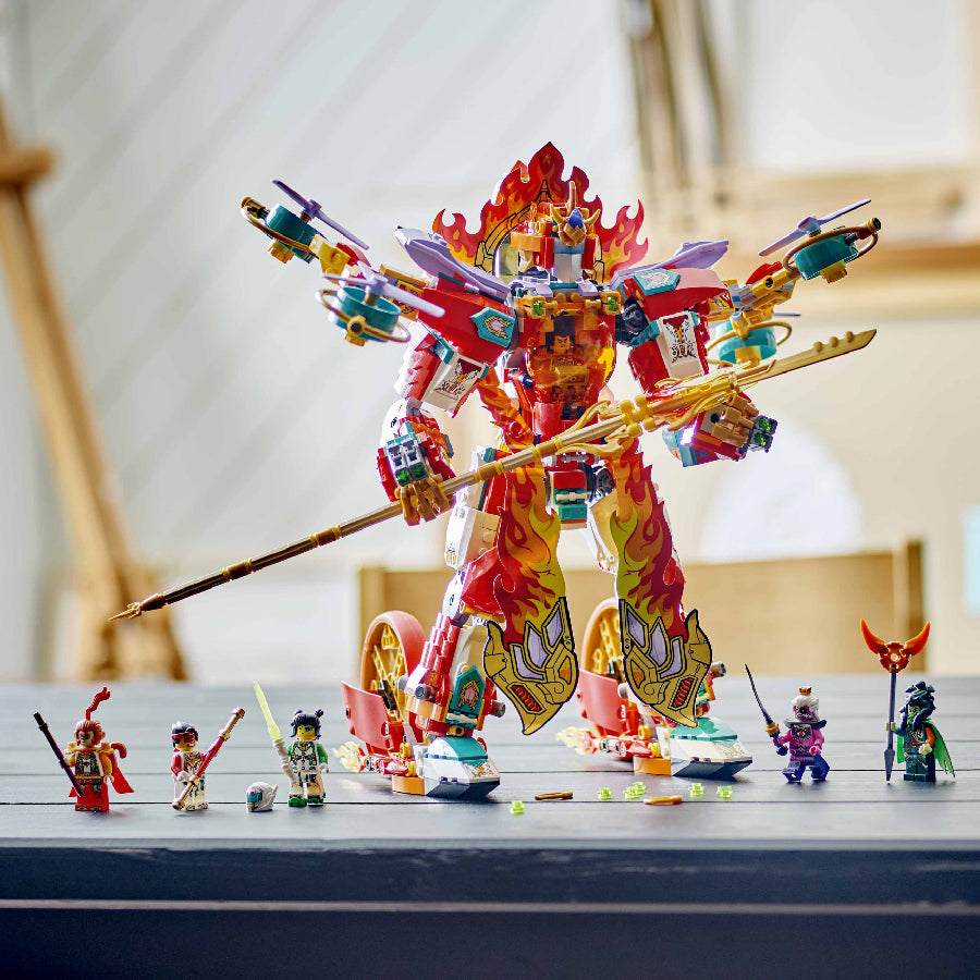 Đồ Chơi Lắp Ráp Chiến Giáp Lửa Của Nezha LEGO MONKIE KID 80057 (1163 chi tiết)