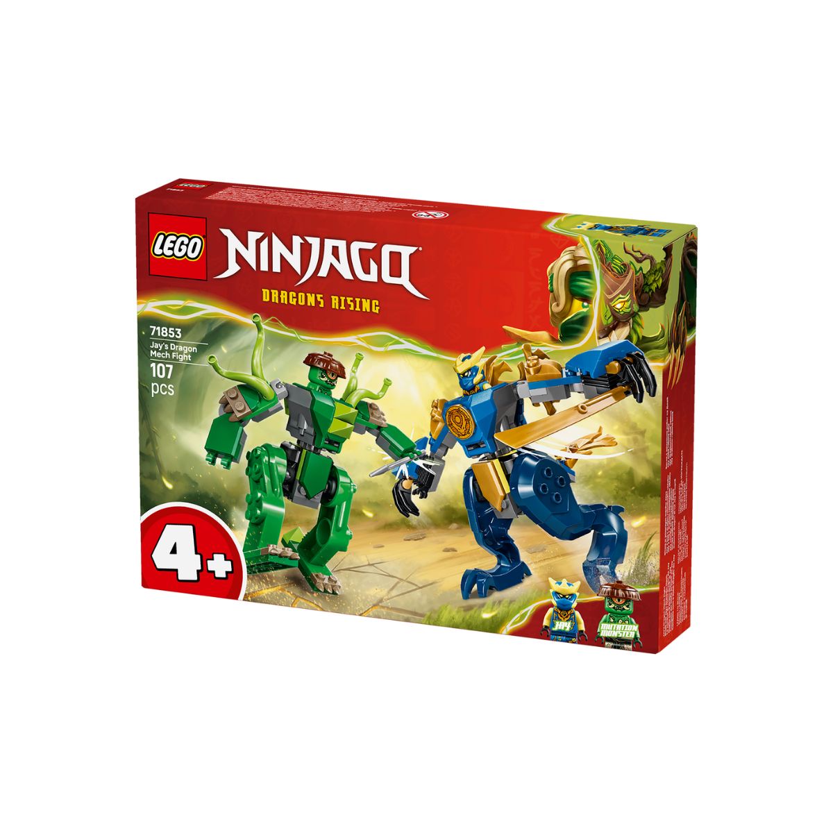 Đồ Chơi Lắp Ráp Chiến Giáp Rồng Của Jay LEGO NINJAGO 71853 (107 Chi Tiết)
