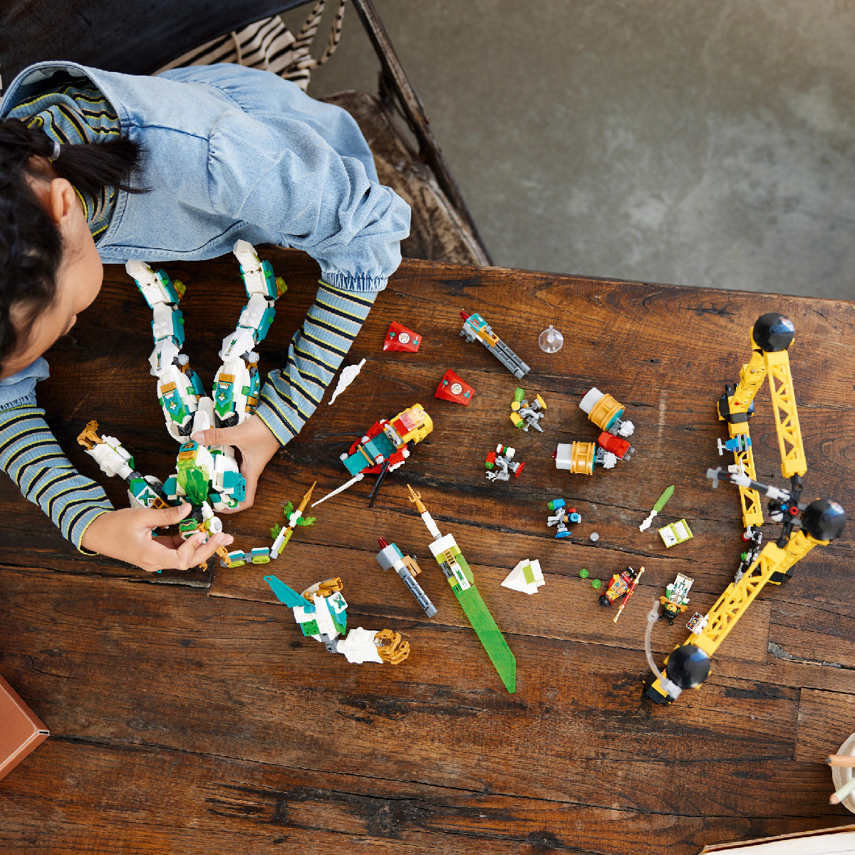 Đồ Chơi Lắp Ráp Chiến Giáp Rồng Của Mei LEGO MONKIE KID 80053 (990 chi tiết)