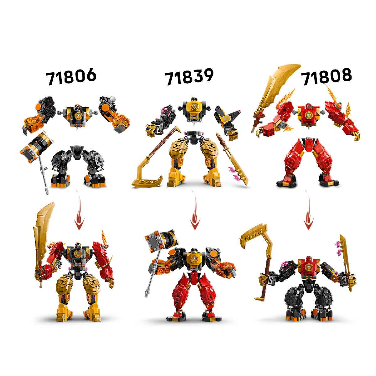 Đồ Chơi Lắp Ráp Chiến Giáp Spinjitzu Của Arin LEGO NINJAGO 71839