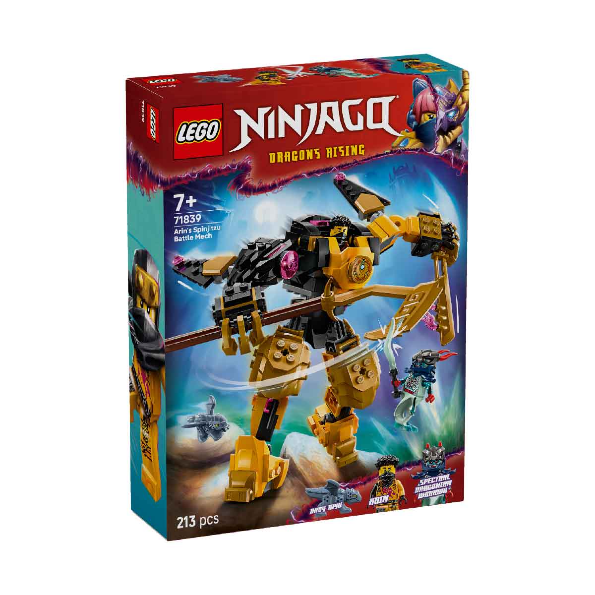 Đồ Chơi Lắp Ráp Chiến Giáp Spinjitzu Của Arin LEGO NINJAGO 71839