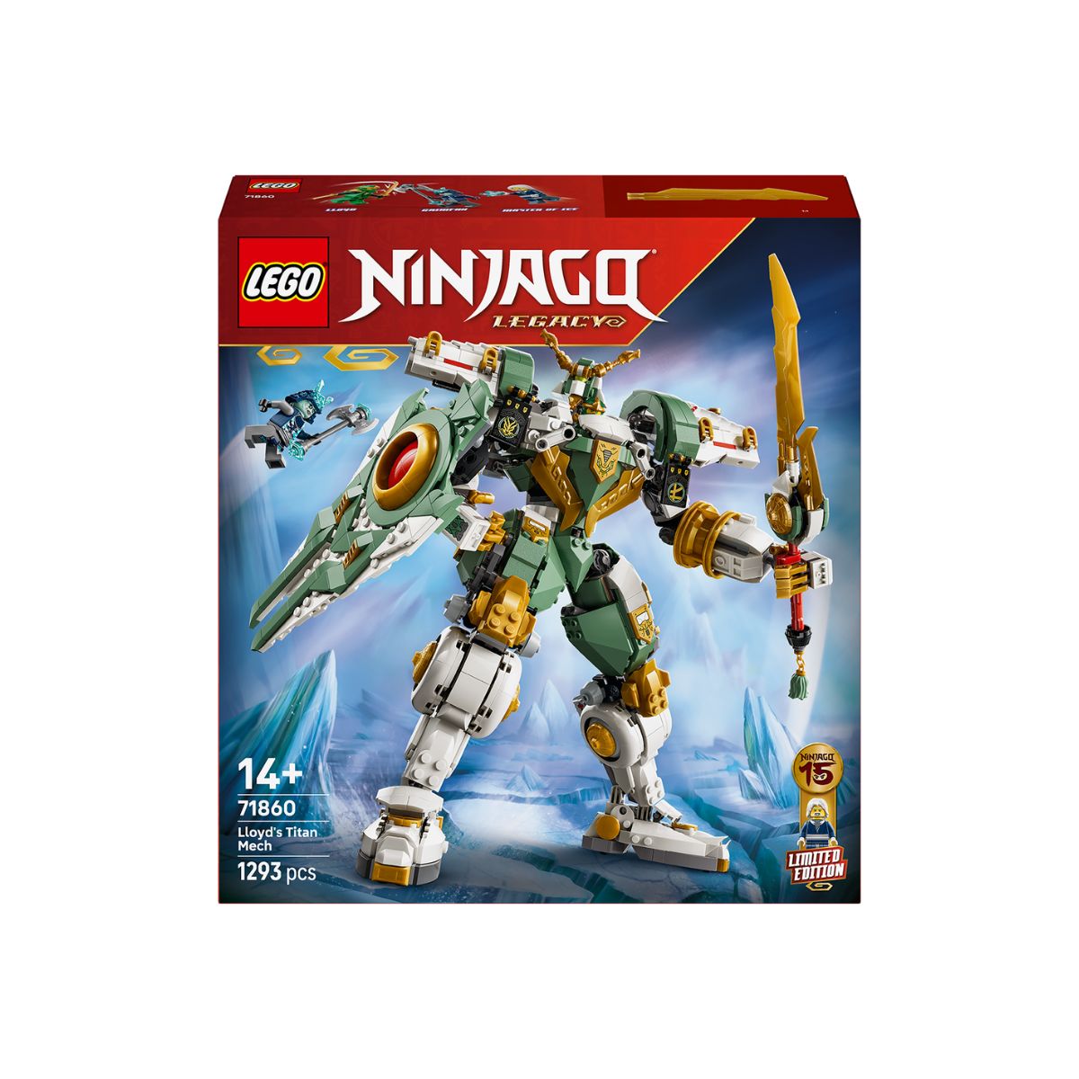 Đồ Chơi Lắp Ráp Chiến Giáp Titan Của Lloyd – Kỷ Niệm 15 Năm LEGO NINJAGO 71860 (1.293 Chi Tiết)